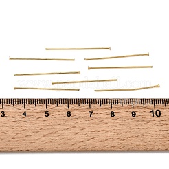 SHEGRACE Brass Flat Head Pins&nbsp;XGR0085G-33G