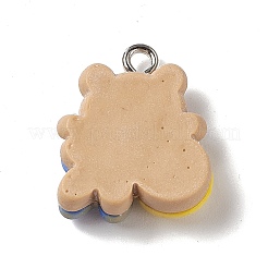 Opaque Resin Pendants&nbsp;RESI-M028-02B