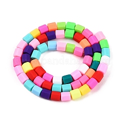 Handmade Polymer Clay Beads Strands&nbsp;CLAY-T021-02