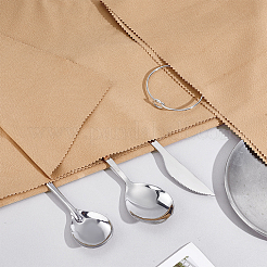 Suede Fabric Silver Polishing Cloth&nbsp;AJEW-WH0678-12A