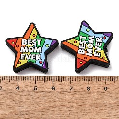 Mother's Day Silicone Beads&nbsp;SIL-D016-02