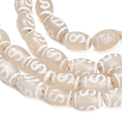 Tibetan Style dZi Beads Strands&nbsp;GG-CBA4812-C05-8X12MM