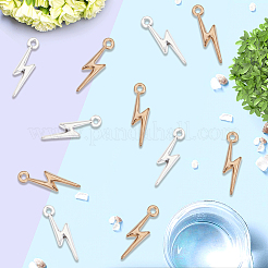 4sets 2 Colors Alloy Lightning Bolt Pendants&nbsp;FIND-SC0017-55