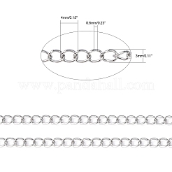 Tarnish Resistant 304 Stainless Steel Curb Chains&nbsp;CHS-Q001-11