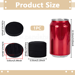 3-Slot Velvet Ring Packaging Boxes&nbsp;CON-WH0086-216