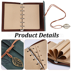 PU Leather Cover Binder Notebooks&nbsp;AJEW-CL0005-15A