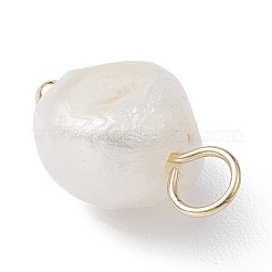 Natural Pearl Potato Charms&nbsp;X1-PALLOY-JF02199-03