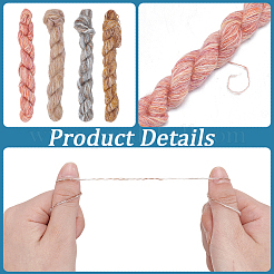 4 Rolls 4 Colors Gradient Mohair Yarn&nbsp;OCOR-CY0004-09A