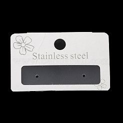 Paper & Plastic Single Earring Display Card with Word Stainless Steel&nbsp;CDIS-L009-11