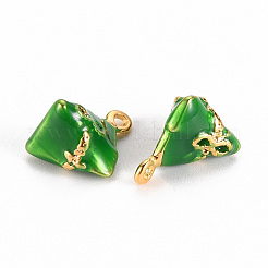 Brass Enamel Charms&nbsp;KK-S356-286-NF