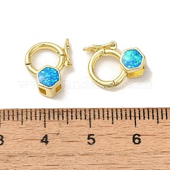 Rack Plating Brass Twister Clasps&nbsp;KK-P268-03A-G