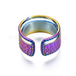 304 Stainless Steel Wide Cuff Ring&nbsp;RJEW-N038-078