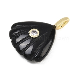 Natural Obsidian Carved Pendants&nbsp;G-G330-02G-05
