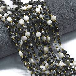 Natural Zebra Jasper Beads Strands&nbsp;G-K389-B56-01