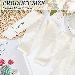 Satin Cloth Ribbon Wrap Around Chain Belt&nbsp;AJEW-WH0314-198B