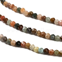 Natural Alashan Agate Beads Strands&nbsp;G-G277-A01-2mm