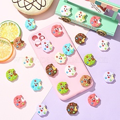 20Pcs Opaque Resin Cabochons&nbsp;RESI-YW0005-78