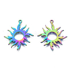 Ion Plating(IP) 201 Stainless Steel Pendants&nbsp;STAS-N098-051M