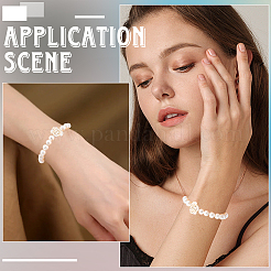 150Pcs 3 Styles Transparent Resin Pearl Beads&nbsp;RESI-PA0001-02B