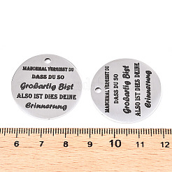 Non-Tarnish 201 Stainless Steel Pendants&nbsp;LS-STAS-T064-38P-8