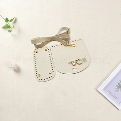 1 Bag Handmade PU Leather Crochet Shoulder Bag Accessories Kits&nbsp;DIY-CL0001-04B