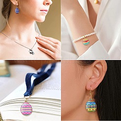 28Pcs 14 Colors Printed Alloy Pendants&nbsp;FIND-CJ0002-88