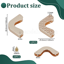12 Bgas Zinc Alloy Bag Corner Protectors&nbsp;FIND-OC0013-83