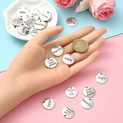 30Pcs 6 Styles Tibetan Style Alloy Pendants&nbsp;FIND-YW0004-86