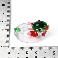 Handmade Lampwork Duck Display Decorations&nbsp;LAMP-T025-14D
