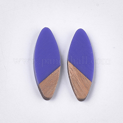 Resin & Walnut Wood Cabochons&nbsp;RESI-S358-88D