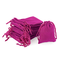 20Pcs Rectangle Velvet Drawstring Pouches&nbsp;TP-TA0001-04C