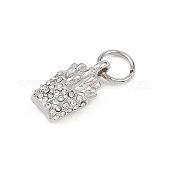 304 Stainless Steel Rhinestone Pendants&nbsp;LS-STAS-I365-01P-01