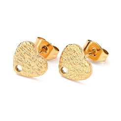 Ion Plating(IP) 304 Stainless Steel Stud Earring Findings&nbsp;LS-STAS-I183-08A-G