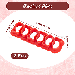 2Pcs ABS Plastic Cookies Moulds&nbsp;DIY-GF0010-24