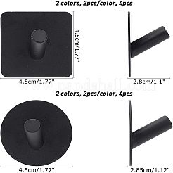 8Pcs 2 Style 304 Stainless Steel Hook Hanger&nbsp;STAS-OC0001-07