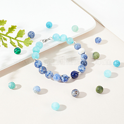 8 Strands 8 Style Natural & Synthetic Gemstone Beads Strands&nbsp;G-OC0002-07