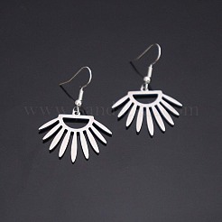304 Stainless Steel Dangle Earrings&nbsp;WGA4F7E-01
