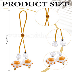 1Pc Resin with Nylon Cord Mobile Accessories Decoration&nbsp;HJEW-LP0002-13E