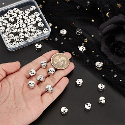 60Pcs Tibetan Style Alloy European Beads&nbsp;FIND-GO0002-01