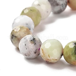 Natural African Opal Beaded Stretch Bracelets&nbsp;LS-BJEW-K233-01C-01