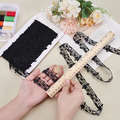 20 Yards Polyester Musical Note Lace Trim&nbsp;OCOR-FG0002-83E