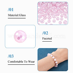105Pcs 3 Styles Electroplate Opaque Solid Color Glass Beads Strands&nbsp;GLAA-TA0004-40B