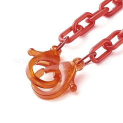 Acrylic Cable Chain Necklace Sets&nbsp;NJEW-JN03635