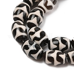 Tibetan Style dZi Agate Beads Strands&nbsp;G-N344-02C