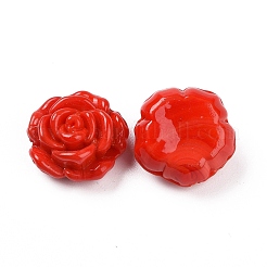 Handmade Lampwork Flower Beads&nbsp;LAMP-C004-05F
