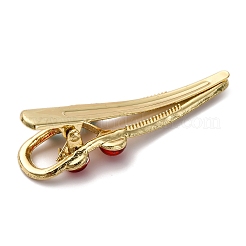 Cherry Golden Alloy Alligator Hair Clips&nbsp;PHAR-K006-04B-G