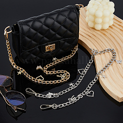 2Pcs Alloy Twisted Chain Bag Strap&nbsp;AJEW-FH00022