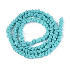 Frosted Opaque Glass Beads Strands&nbsp;GLAA-N017-4mm-19