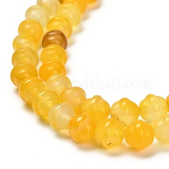 Natural Yellow Agate(Dyed & Heated) Beads Strands&nbsp;G-G203-02A