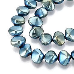 Electroplated Synthetic Non-magnetic Hematite Beads Strands&nbsp;G-T139-64D